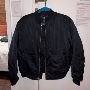GAP Black Bomber Jacket